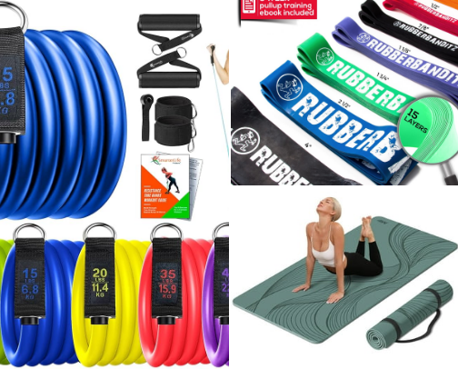 Home Workout Essentials for Beginners cover photo collage