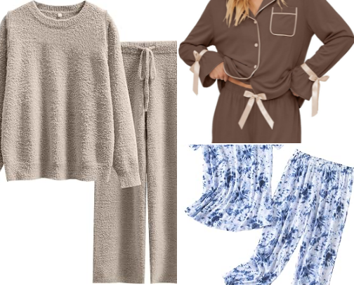 Fall pajamas cover photo collage
