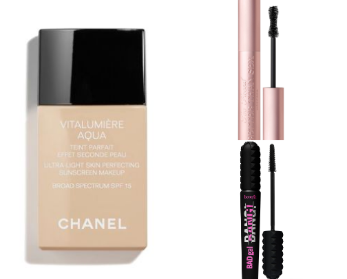 Top-of-the-line beauty products cover photo collage