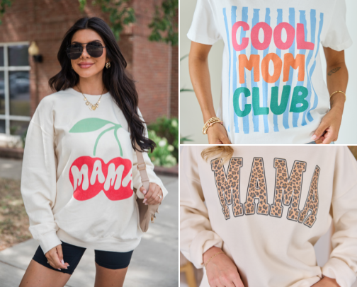 Cool/Cute Mom Gear!😎⭐️ cover photo collage