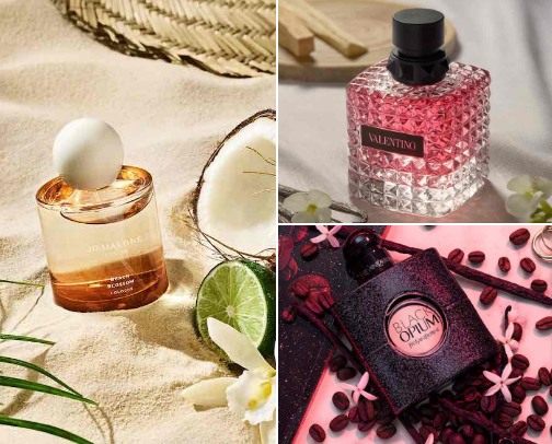 What you will find on my perfume shelf🛍️ cover photo collage