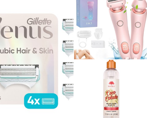 Smooth Shave Must-Haves cover photo collage