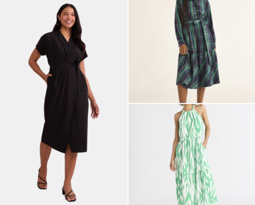 I Finally Found Wedding Guest Dresses That Look Designer Under $60 cover photo collage