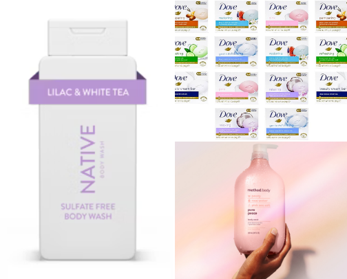 Hygiene and perfume favs 💕 cover photo collage