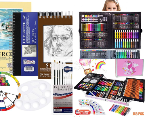 ART SUPPLIES FOR KIDS cover photo collage