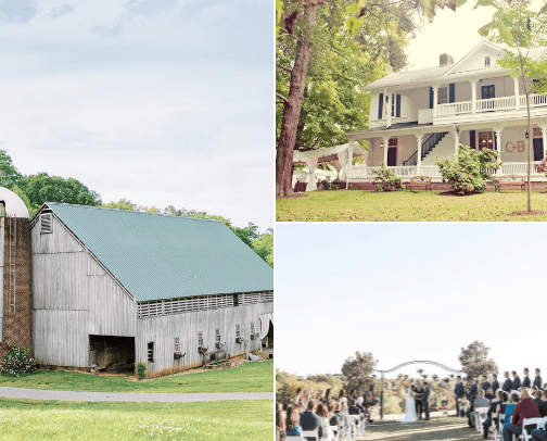 Knoxville, TN Wedding Venues cover photo collage