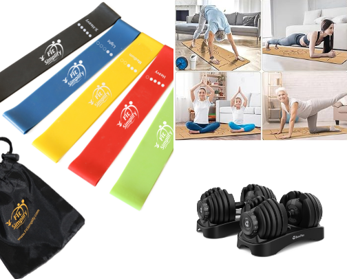 Fitness Gear That Fits Small Spaces cover photo collage