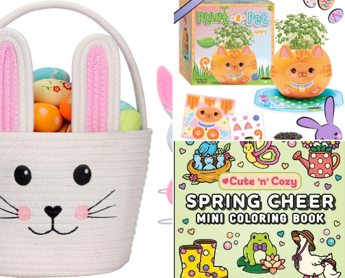 Easter Basket for kids! cover photo collage