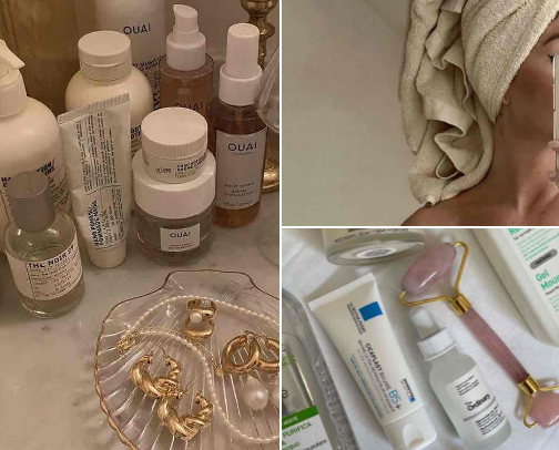 Skincare Secrets 💌: Unlocking Natural Radiance cover photo collage