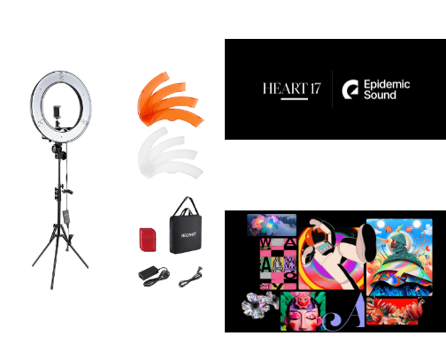 The Content Creator Starter Kit: Tools I Actually Use (No Fluff) cover photo collage