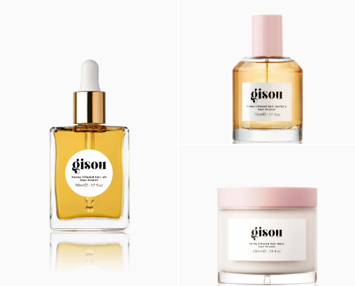 Gisou Oil Hair 🤎 cover photo collage