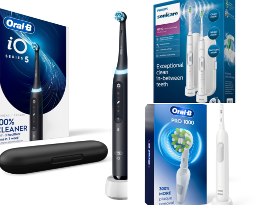 I Finally Replaced My Manual Toothbrush and My Dentist Noticed Immediately cover photo collage