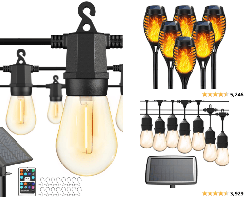 Solar lights for around the barn! cover photo collage