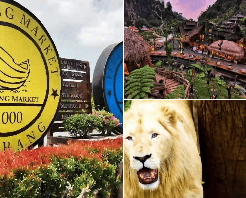 Place to visit in Bandung West Java Indonesia cover photo collage