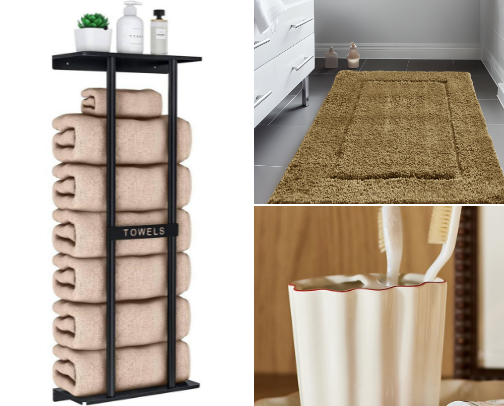 My Top Favorite Bathroom Accessories cover photo collage