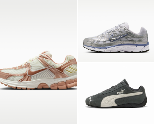 Comfortable sneakers cover photo collage