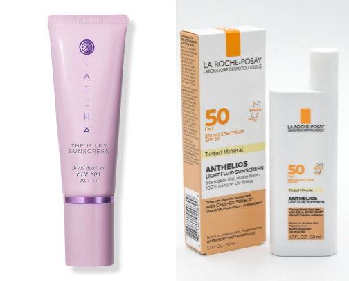 Sunscreens that doesn't feel greasy cover photo collage