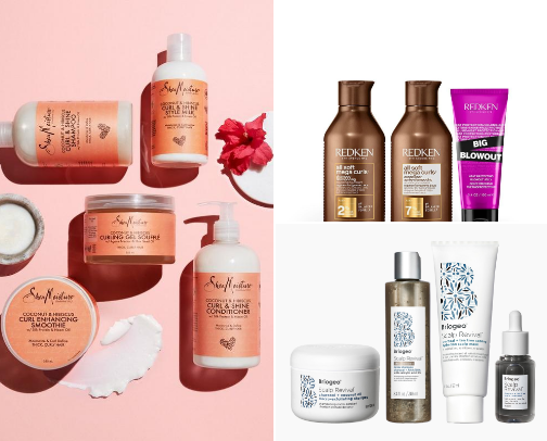 Hair care cover photo collage