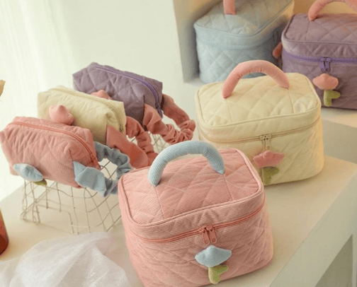 Cute Pouch💅🏽 cover photo collage