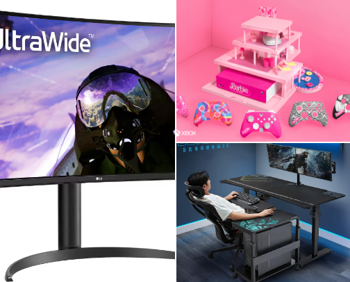 🎮🎀 My Gaming Setup cover photo collage