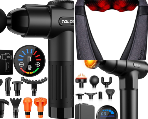 Best Seller Massage Gun cover photo collage