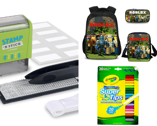 Must have kids' school supplies cover photo collage