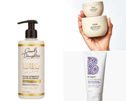 My curly hair washing and styling essentials 👩🏽‍🦱 cover photo collage