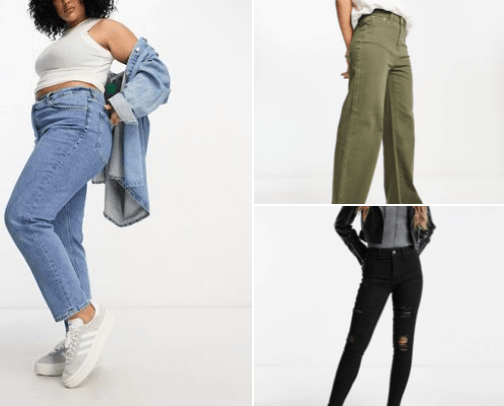 Jeans for women 👖 cover photo collage