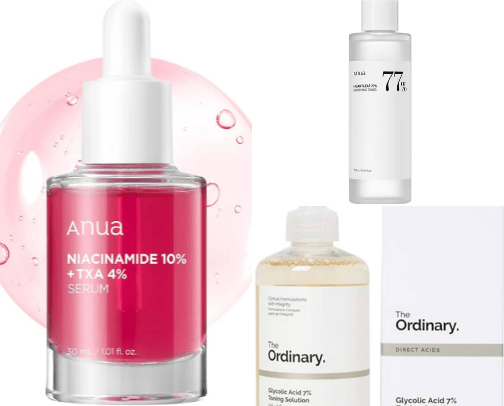 Skincare cover photo collage
