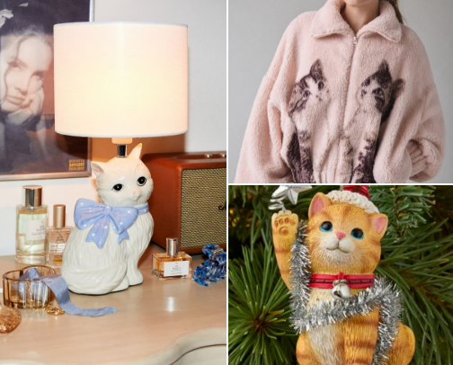 Home For The Pawlidays: Holiday Gift Ideas For Cat Lovers cover photo collage