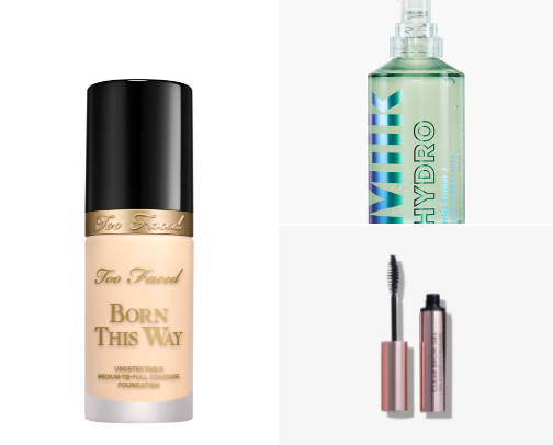 faaav make up items cover photo collage