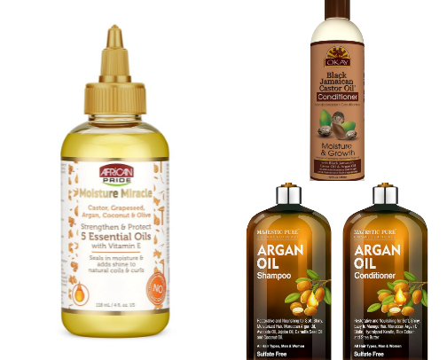 Hair Products cover photo collage