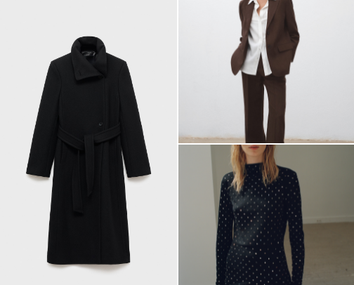 Mango Winter Coat for women cover photo collage