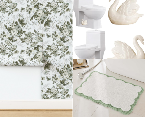 Classic Guest Bathroom Decor cover photo collage