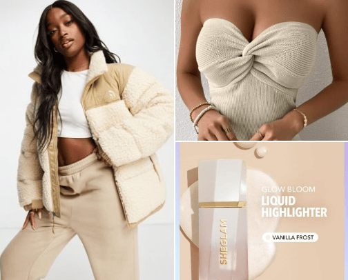 vanilla girl cover photo collage