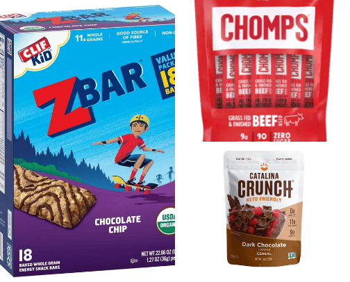 our favorite snacks. cover photo collage