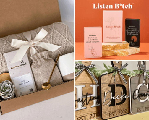 "THE PERFECT GIFT" IDEAS cover photo collage