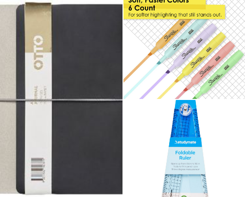 Stationary and scrapbooking cover photo collage