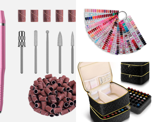 DIY nails cover photo collage