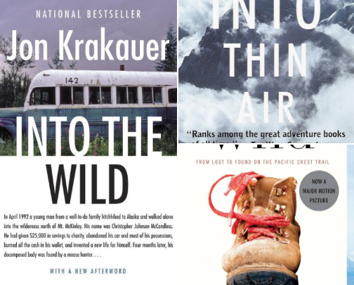 Books for Outdoors lovers cover photo collage