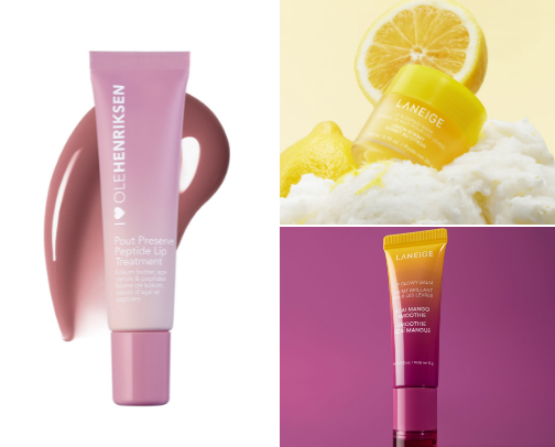 Lip peptides! cover photo collage