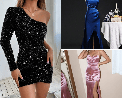Best prom dresses cover photo collage