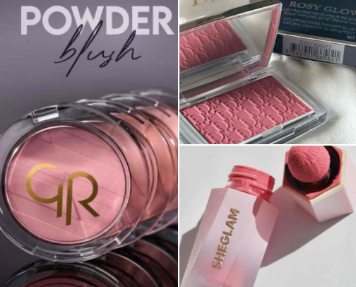 Makeup Essentials - Blushes cover photo collage