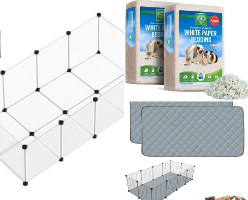 COMPLETE Guinea Pig Cage and Care Guide cover photo collage