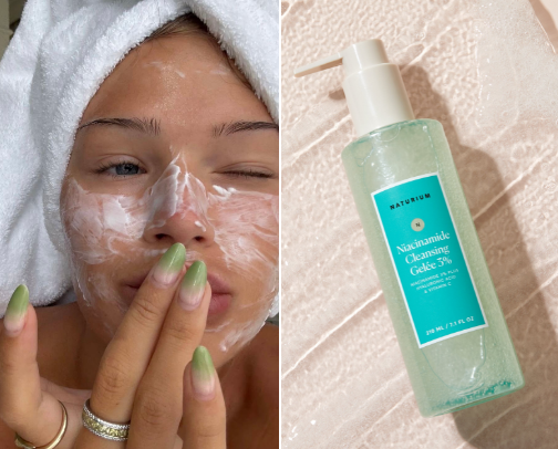 skincare for acne-prone skin🫧 cover photo collage