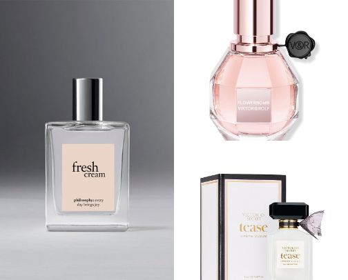 My favorite perfume/body mist cover photo collage