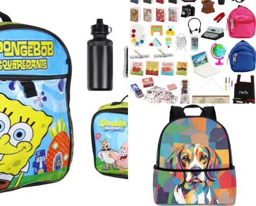 Kids Bags Edit- Mini Carryalls cover photo collage