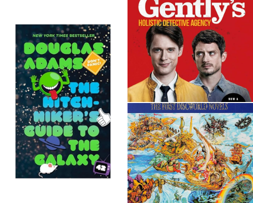 Books That Made Me Laugh So Loud, My Cat Left the Room cover photo collage