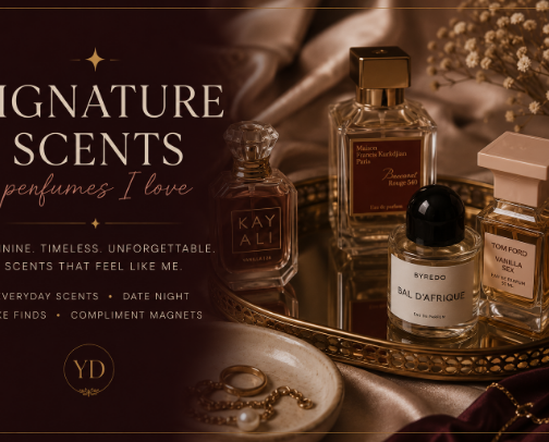 My Signature Scents cover photo collage