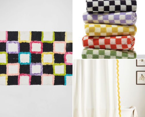 Interior Design Spotlight: Checkered and Colorful Bathroom🚽 cover photo collage